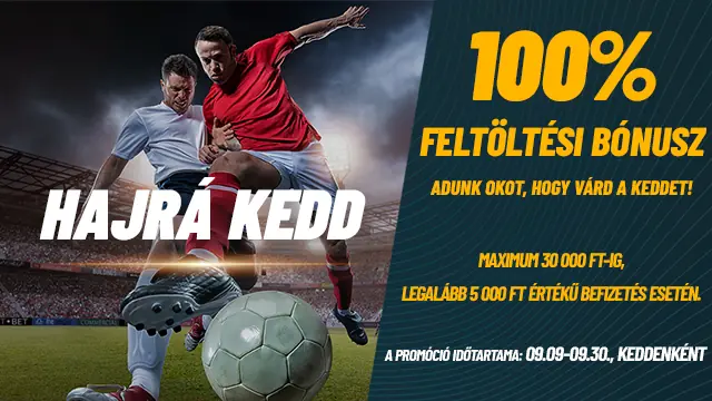 Keddi befizetési bónusz Tippmixpro