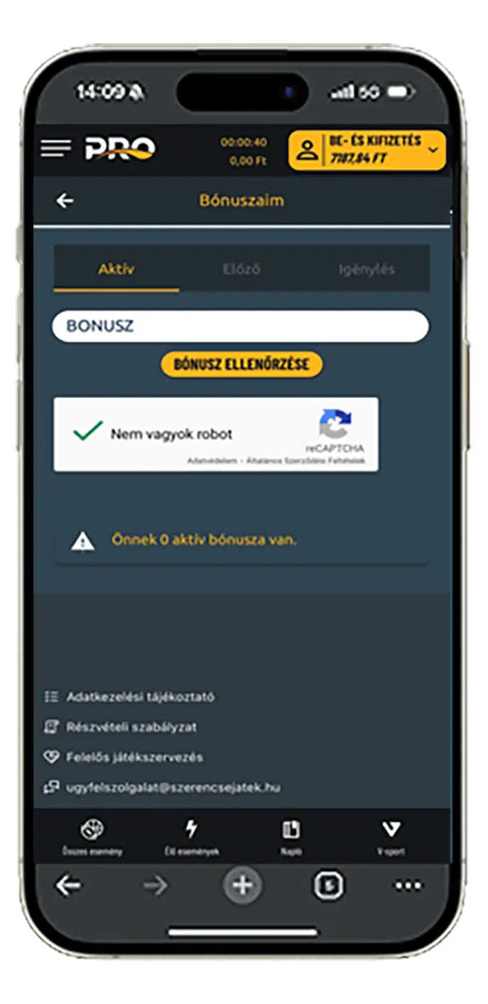 TippmixPro Affiliate bónusz ikon kód