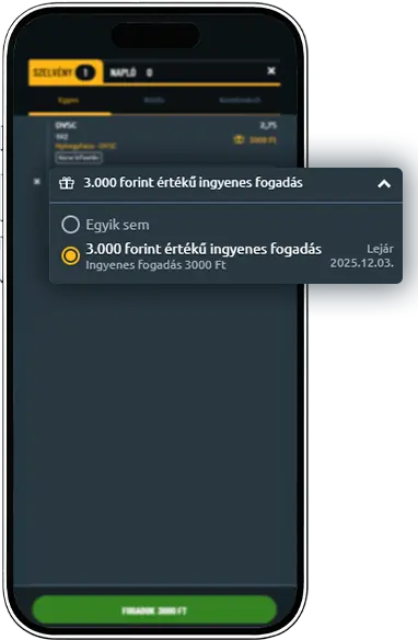 TippmixPro Affiliate bónusz ikon kód