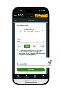 TippmixPro Affiliate bónusz ikon kód