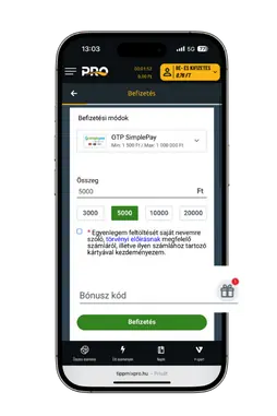 TippmixPro Affiliate bónusz ikon kód