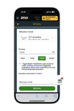 TippmixPro Affiliate bónusz ikon kód